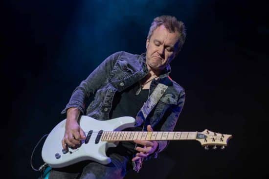Simon McBride performing live with Deep Purple