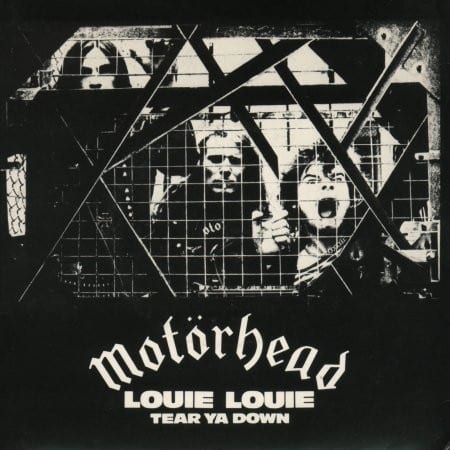 louie louie motorhead single cover
