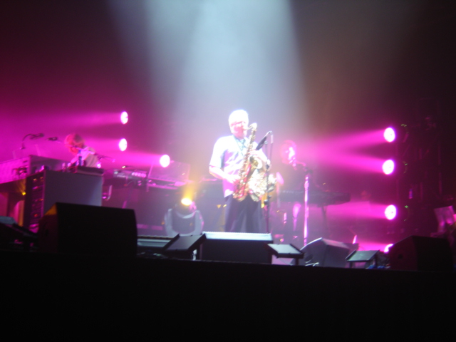 Dick Parry Pink Floyd saxophonist performing live