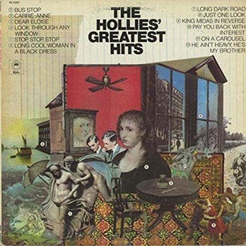 Tony Hicks Hollies Greatest Hits vinyl album cover