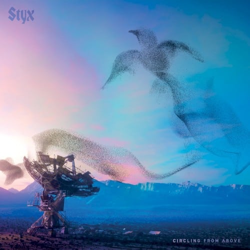 Circling From Above album cover, the newest album from the members of Styx
