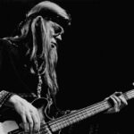 Jack Casady Jefferson Airplane bassist performing in 1972