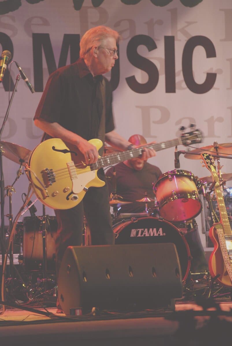 Jack Casady of Hot Tuna with his Epiphone signature bass in 2009