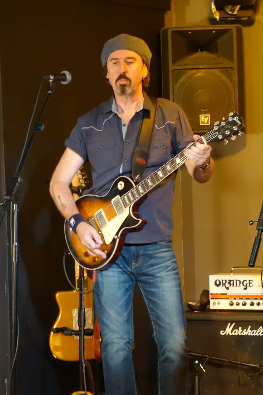 Micky Moody performing live in 2014