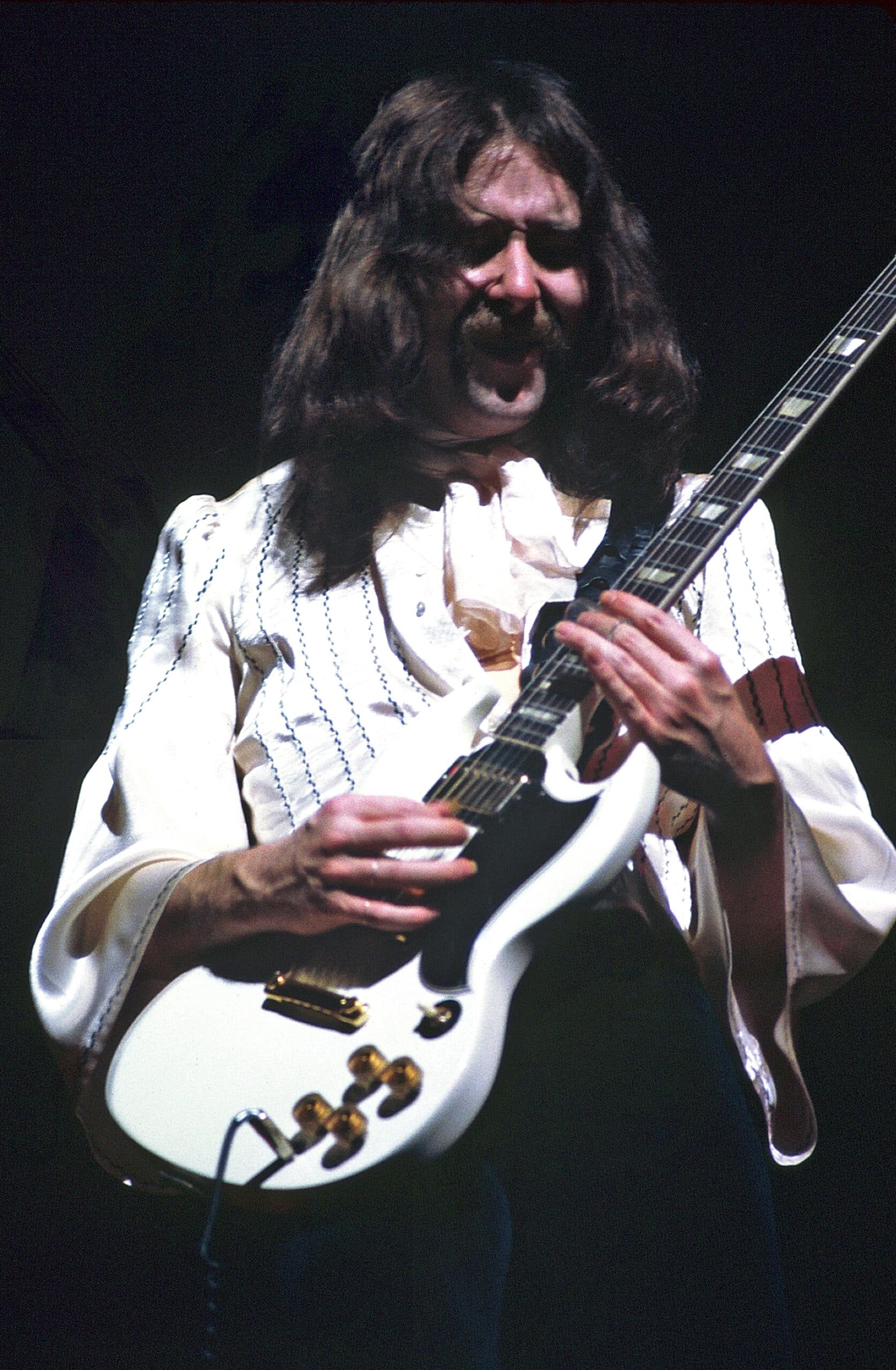 Rod Price of Foghat performing in 1973