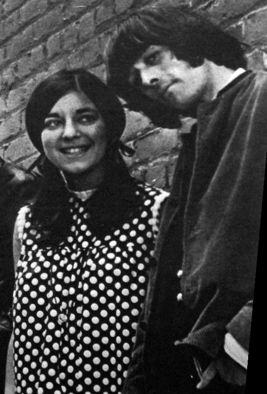 Spencer Dryden with Signe Anderson of Jefferson Airplane, 1966